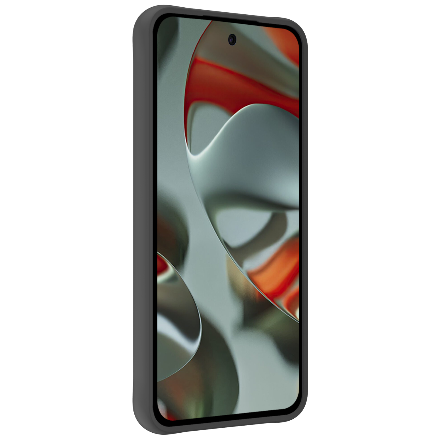 Forterra Hoesje Geschikt voor Google Pixel 9 Hoesje Siliconen Case Hoes - Hoes Geschikt voor Google Pixel 9 Hoes Cover Case - Zwart - 2 PACK