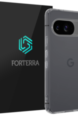 Forterra Hoesje Geschikt voor Google Pixel 9 Hoesje Siliconen Case Hoes - Hoes Geschikt voor Google Pixel 9 Hoes Cover Case - Transparant