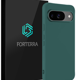 Forterra Forterra Google Pixel 9 Hoesje Siliconen - Donkergroen