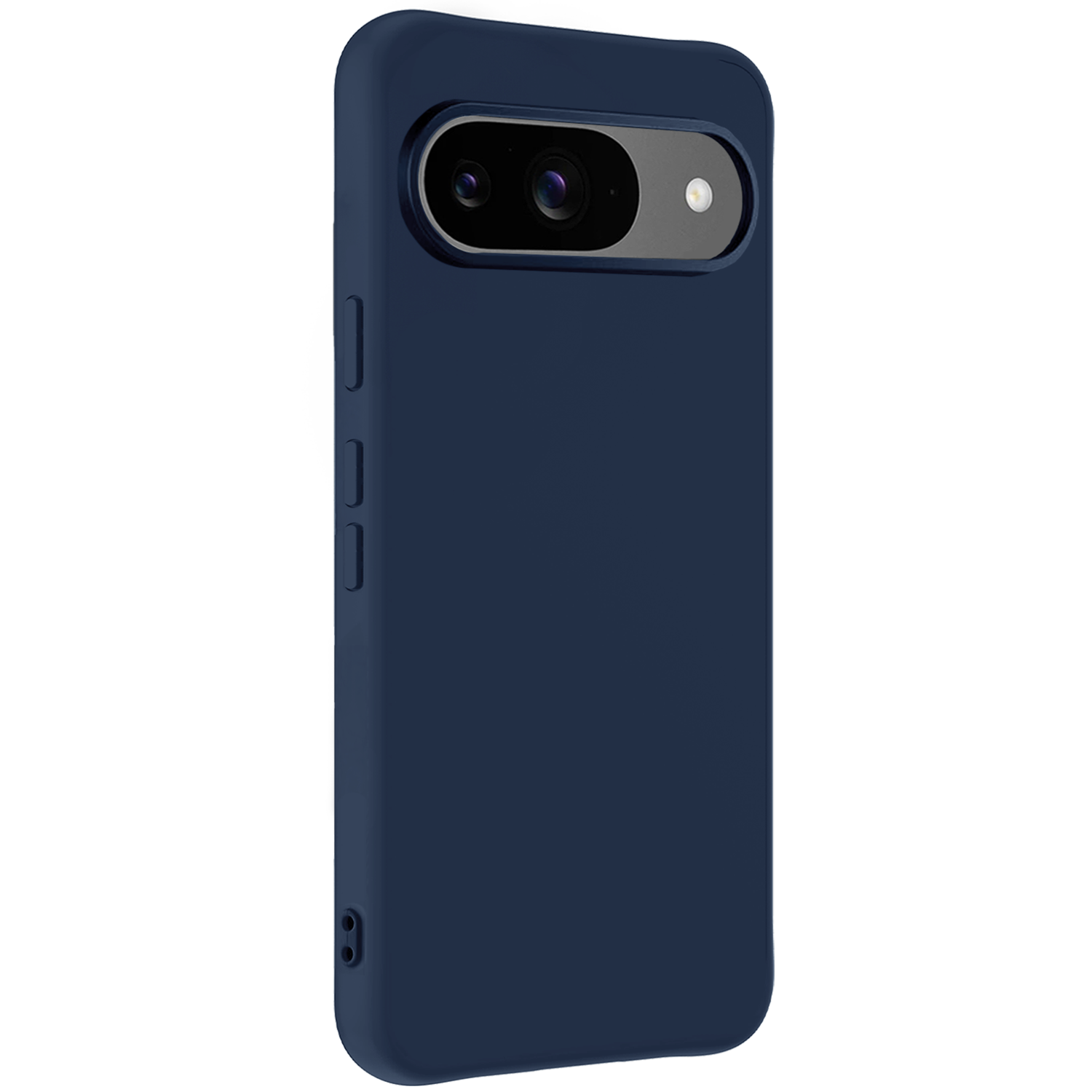 Forterra Hoesje Geschikt voor Google Pixel 9 Hoesje Siliconen Case Hoes - Hoes Geschikt voor Google Pixel 9 Hoes Cover Case - Donkerblauw