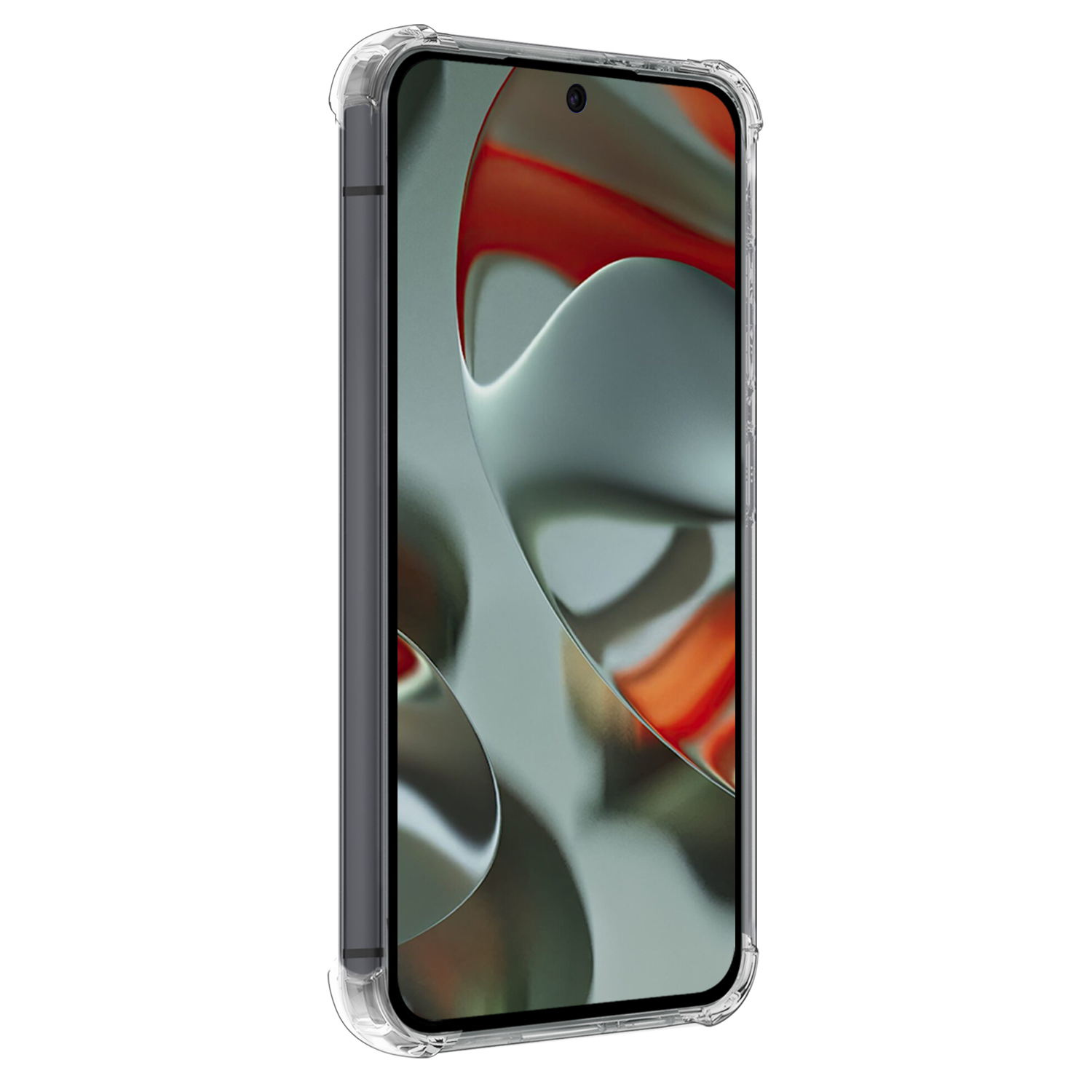 Forterra Hoesje Geschikt voor Google Pixel 9 Hoesje Siliconen Shock Proof Case Hoes - Hoes Geschikt voor Google Pixel 9 Hoes Cover Case Shockproof - Transparant
