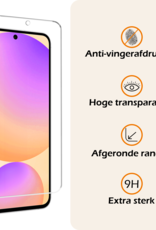 Nomfy Hoesje Geschikt voor Samsung S24 FE Hoes Bookcase Flipcase Book Cover Met Screenprotector - Hoes Geschikt voor Samsung Galaxy S24 FE Hoesje Book Case - Rosé goud