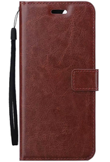 Nomfy Hoesje Geschikt voor Samsung S24 FE Hoes Bookcase Flipcase Book Cover - Hoes Geschikt voor Samsung Galaxy S24 FE Hoesje Book Case - Bruin