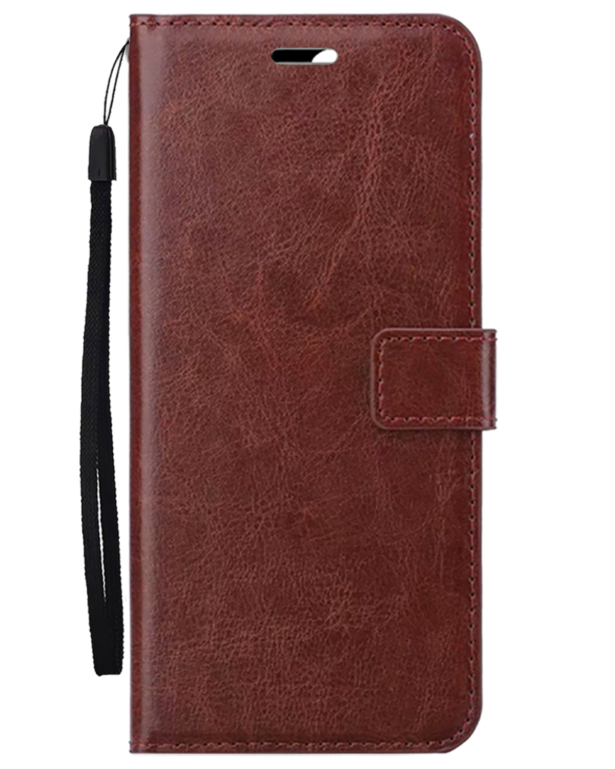 BASEY. Hoes Geschikt voor Samsung A16 Hoesje Bookcase Hoes Flip Case Book Cover - Hoesje Geschikt voor Samsung Galaxy A16 Hoes Book Case Hoesje - Bruin