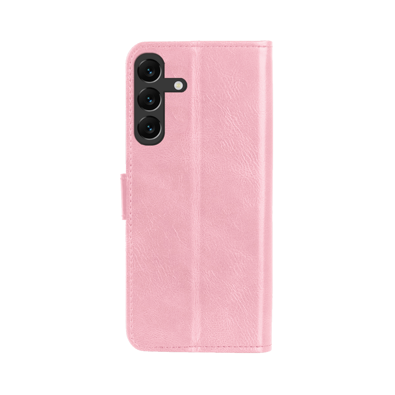 BASEY. Hoes Geschikt voor Samsung A16 Hoesje Bookcase Hoes Flip Case Book Cover - Hoesje Geschikt voor Samsung Galaxy A16 Hoes Book Case Hoesje - Lichtroze