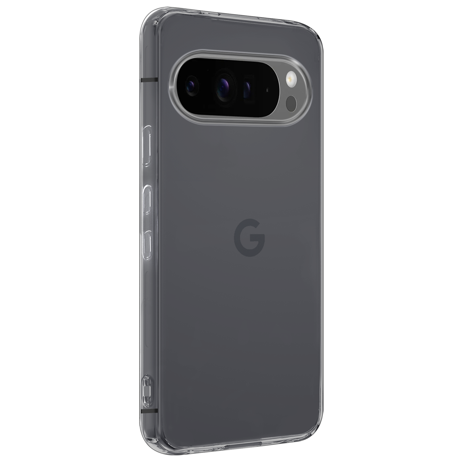 Forterra Hoesje Geschikt voor Google Pixel 9 Pro Hoesje Siliconen Case Hoes - Hoes Geschikt voor Google Pixel 9 Pro Hoes Cover Case - Transparant