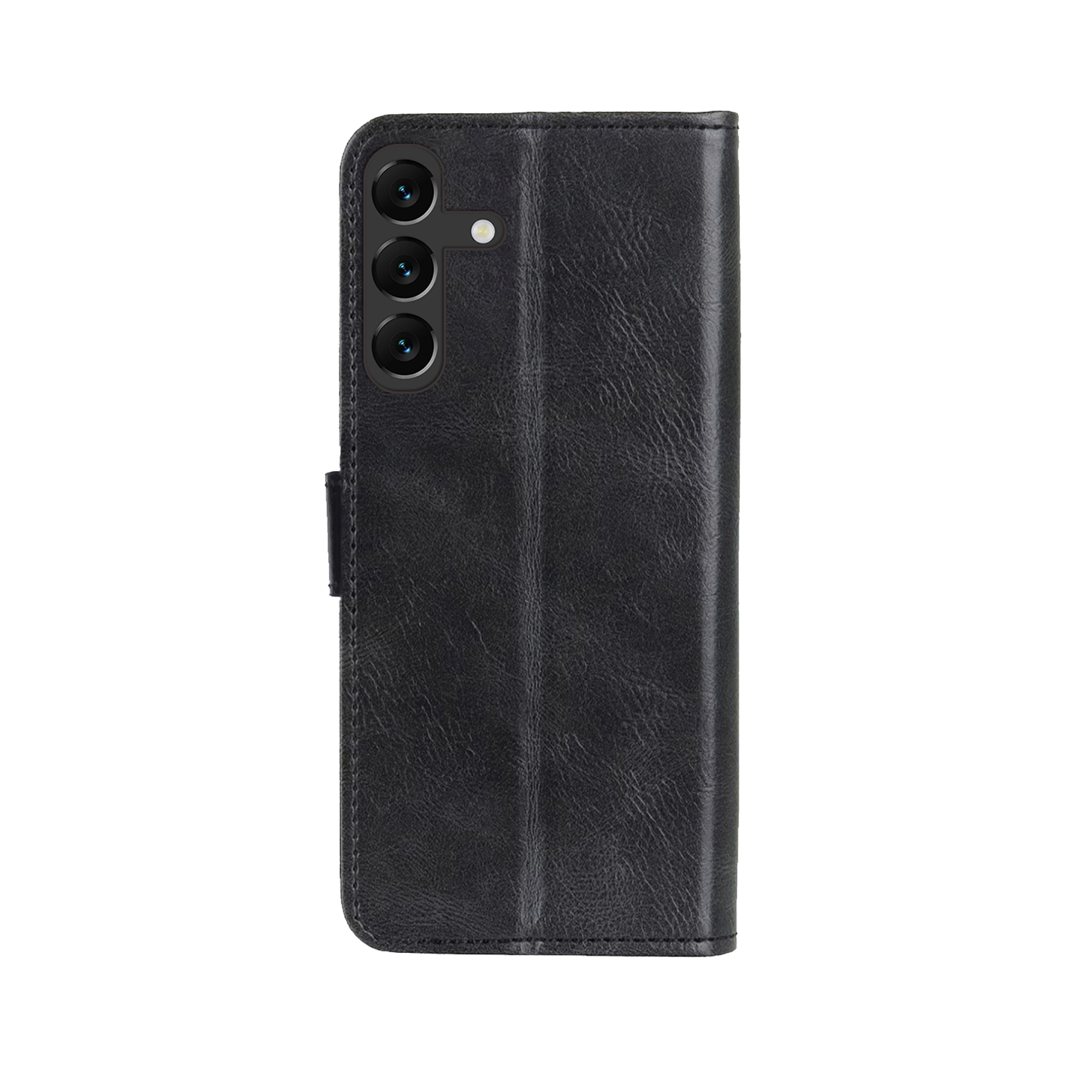 BASEY. Hoes Geschikt voor Samsung A16 Hoesje Bookcase Hoes Flip Case Book Cover Met Screenprotector - Hoesje Geschikt voor Samsung Galaxy A16 Hoes Book Case Hoesje - Zwart