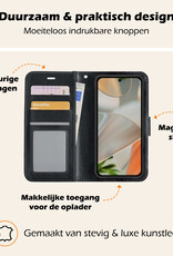 Nomfy Hoesje Geschikt voor Google Pixel 9 Pro Hoesje Book Case Hoes Portemonnee Cover Walletcase - Hoes Geschikt voor Google Pixel 9 Pro Hoes Bookcase Hoesje - Zwart