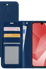NoXx Hoes Geschikt voor Samsung A16 Hoesje Book Case Hoes Flip Cover Wallet Bookcase - Donkerblauw
