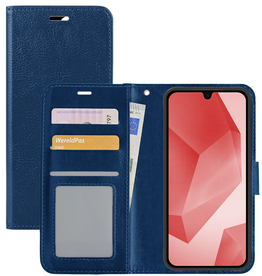 NoXx NoXx Samsung Galaxy A16 Hoesje Bookcase - Donkerblauw