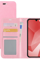 NoXx Hoes Geschikt voor Samsung A16 Hoesje Book Case Hoes Flip Cover Wallet Bookcase - Lichtroze