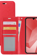 NoXx Hoes Geschikt voor Samsung A16 Hoesje Book Case Hoes Flip Cover Wallet Bookcase - Rood