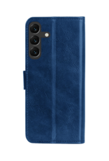 NoXx Hoes Geschikt voor Samsung A16 Hoesje Book Case Hoes Flip Cover Wallet Bookcase Met Screenprotector - Donkerblauw
