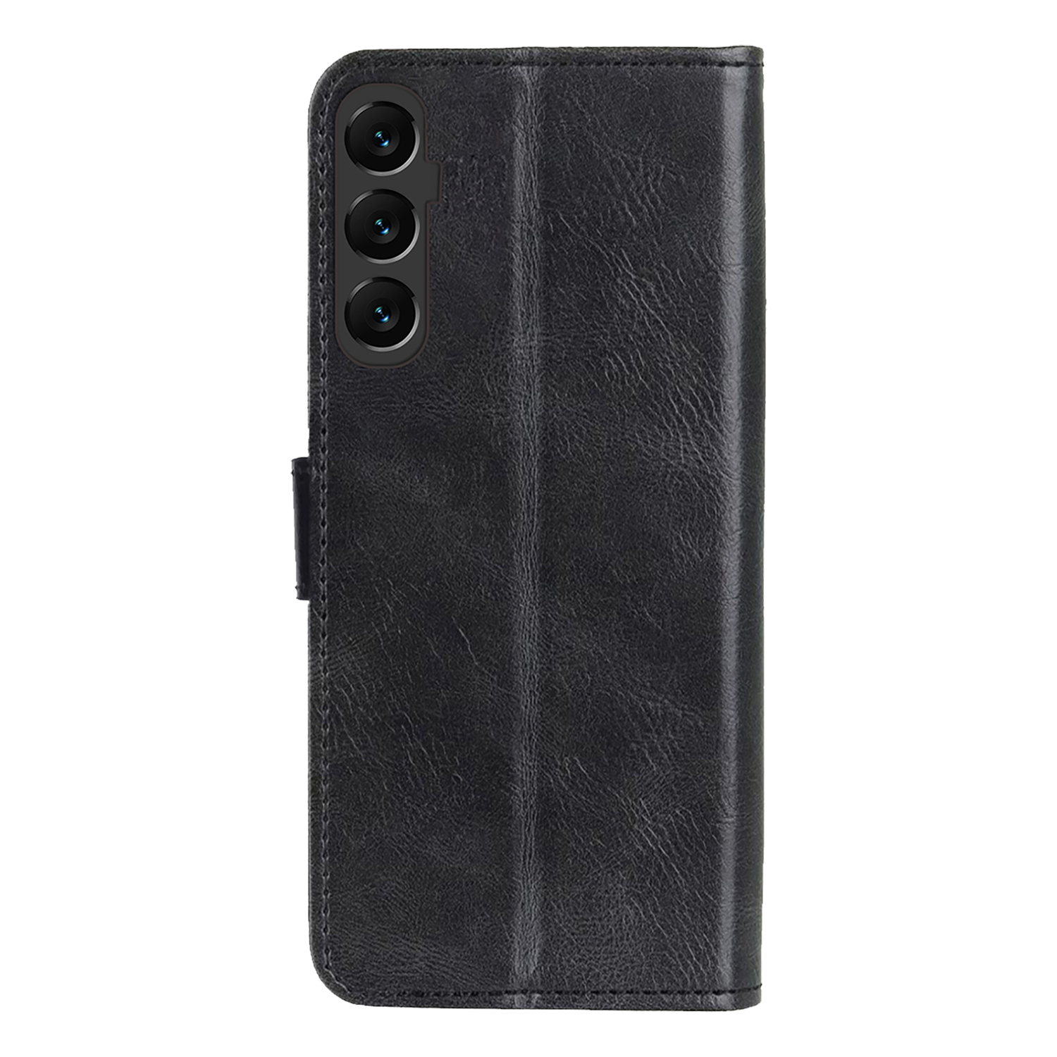 BASEY. Hoes Geschikt voor Samsung S24 FE Hoesje Bookcase Hoes Flip Case Book Cover - Hoesje Geschikt voor Samsung Galaxy S24 FE Hoes Book Case Hoesje - Zwart