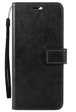 BASEY. Hoes Geschikt voor Samsung S24 FE Hoesje Bookcase Hoes Flip Case Book Cover - Hoesje Geschikt voor Samsung Galaxy S24 FE Hoes Book Case Hoesje - Zwart