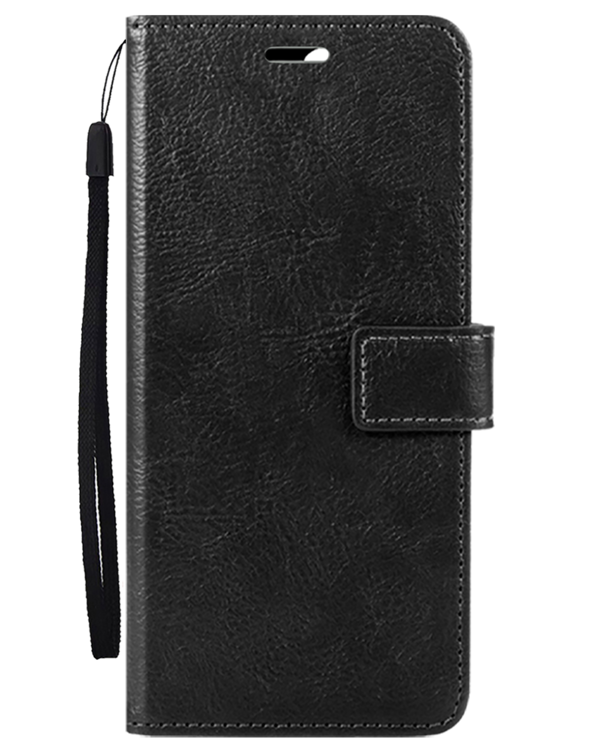 BASEY. Hoes Geschikt voor Samsung S24 FE Hoesje Bookcase Hoes Flip Case Book Cover - Hoesje Geschikt voor Samsung Galaxy S24 FE Hoes Book Case Hoesje - Zwart
