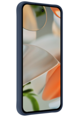 Nomfy Hoesje Geschikt voor Google Pixel 9 Pro Hoesje Siliconen Case Hoes - Hoes Geschikt voor Google Pixel 9 Pro Hoes Cover Case - Donkerblauw - 2 PACK
