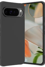 Nomfy Hoesje Geschikt voor Google Pixel 9 Pro Hoesje Siliconen Case Hoes - Hoes Geschikt voor Google Pixel 9 Pro Hoes Cover Case - Zwart