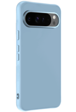 Nomfy Hoesje Geschikt voor Google Pixel 9 Pro Hoesje Siliconen Case Hoes - Hoes Geschikt voor Google Pixel 9 Pro Hoes Cover Case - Lichtblauw