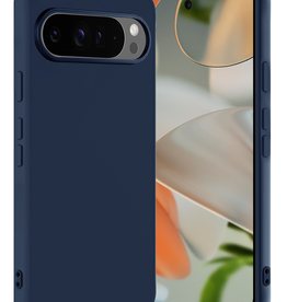 Nomfy Nomfy Google Pixel 9 Pro Hoesje Siliconen - Donkerblauw