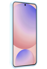 NoXx Hoes Geschikt voor Samsung S24 FE Hoesje Cover Siliconen Back Case Hoes - Lichtblauw - 2 PACK
