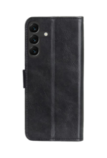 NoXx Hoes Geschikt voor Samsung A16 Hoesje Book Case Hoes Flip Cover Wallet Bookcase Met 2x Screenprotector - Zwart