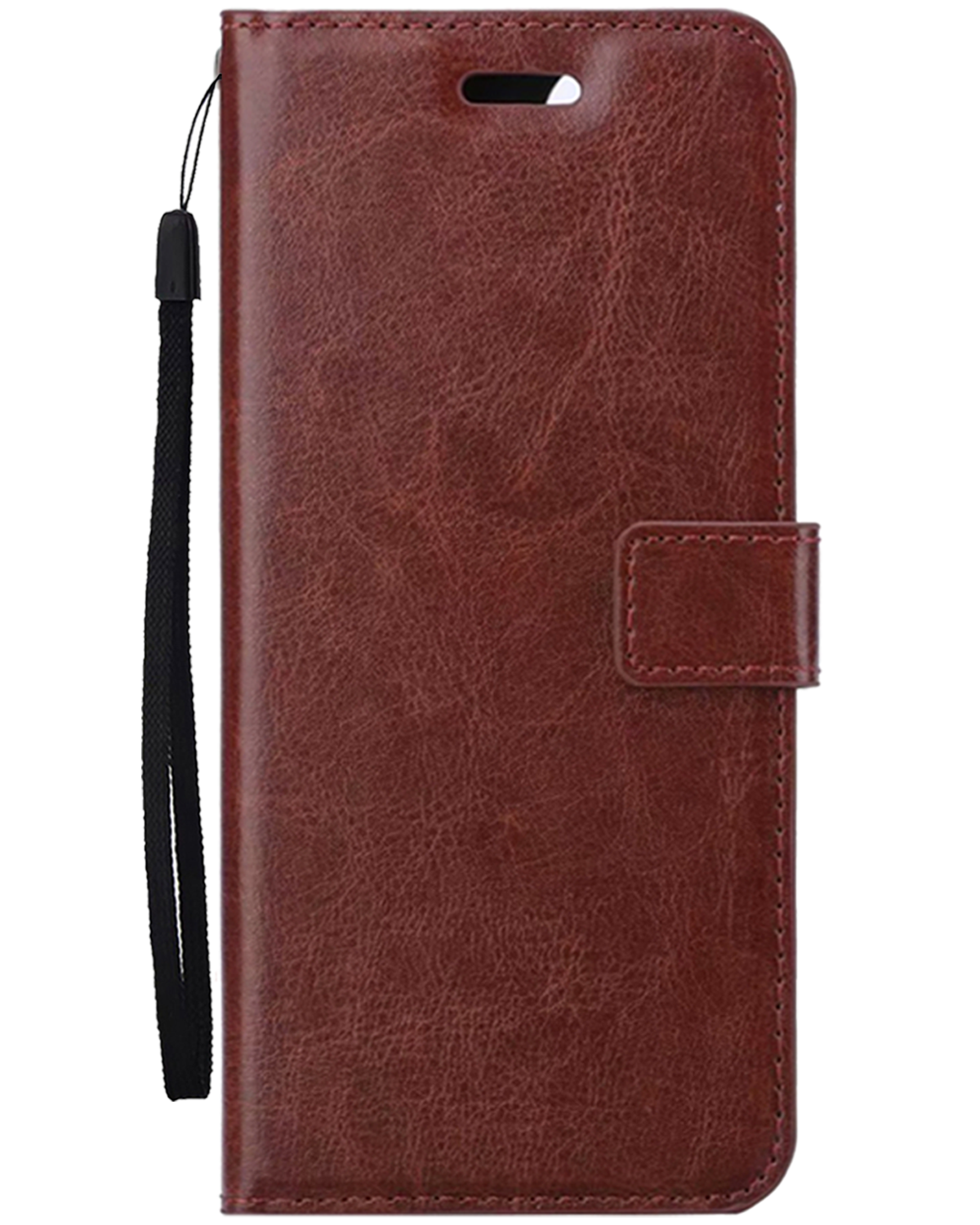 Nomfy Hoesje Geschikt voor Samsung A16 Hoes Bookcase Flipcase Book Cover - Hoes Geschikt voor Samsung Galaxy A16 Hoesje Book Case - Bruin