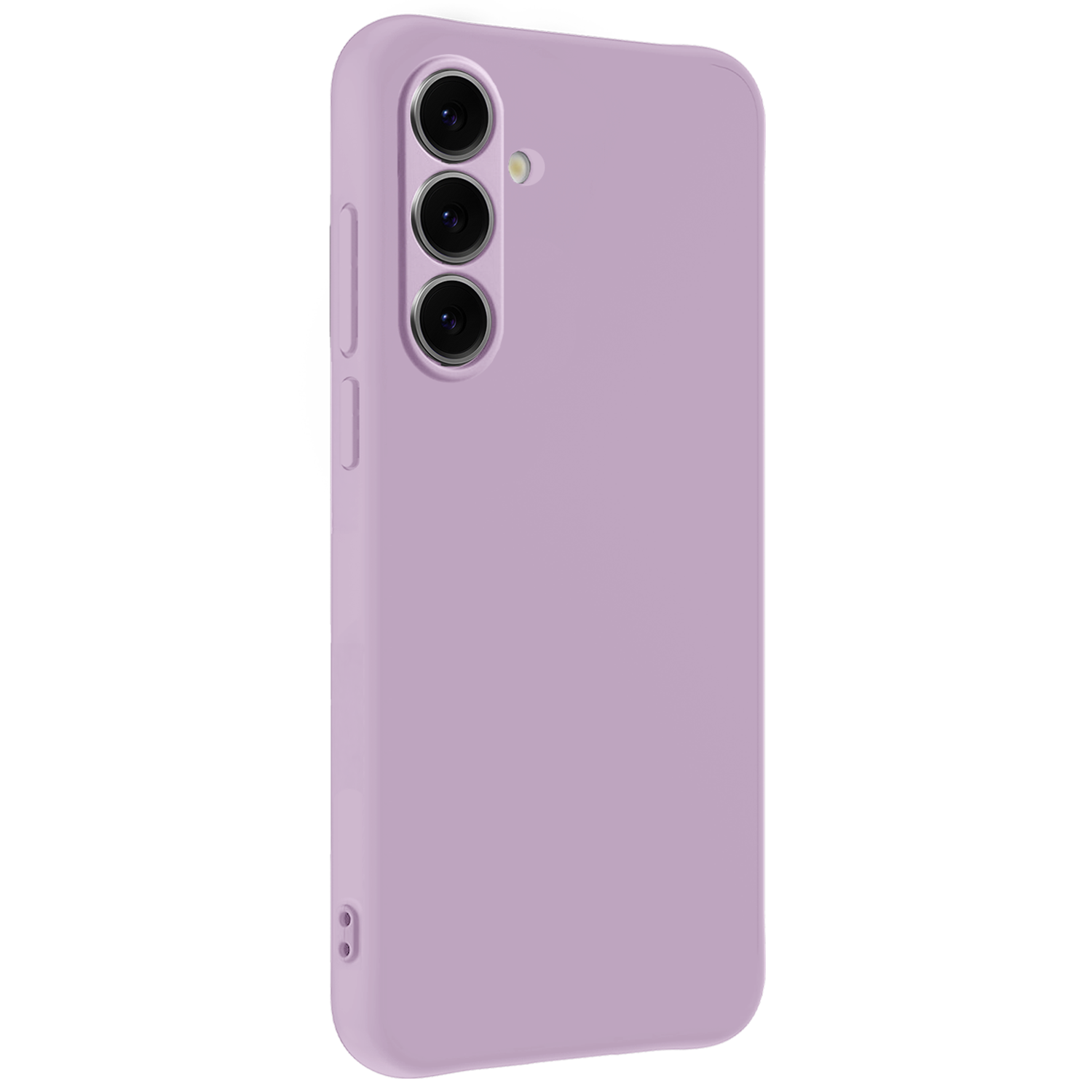 Forterra Hoesje Geschikt voor Samsung S24 FE Case Siliconen Hoes - Hoes Geschikt voor Samsung Galaxy S24 FE Hoesje Back Cover - Lila