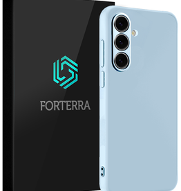Forterra Forterra Samsung Galaxy S24 FE Hoesje Siliconen - Lichtblauw
