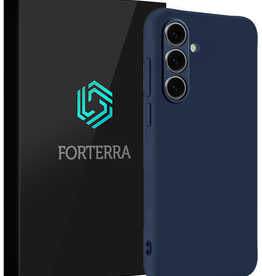 Forterra Forterra Samsung Galaxy S24 FE Hoesje Siliconen - Donkerblauw
