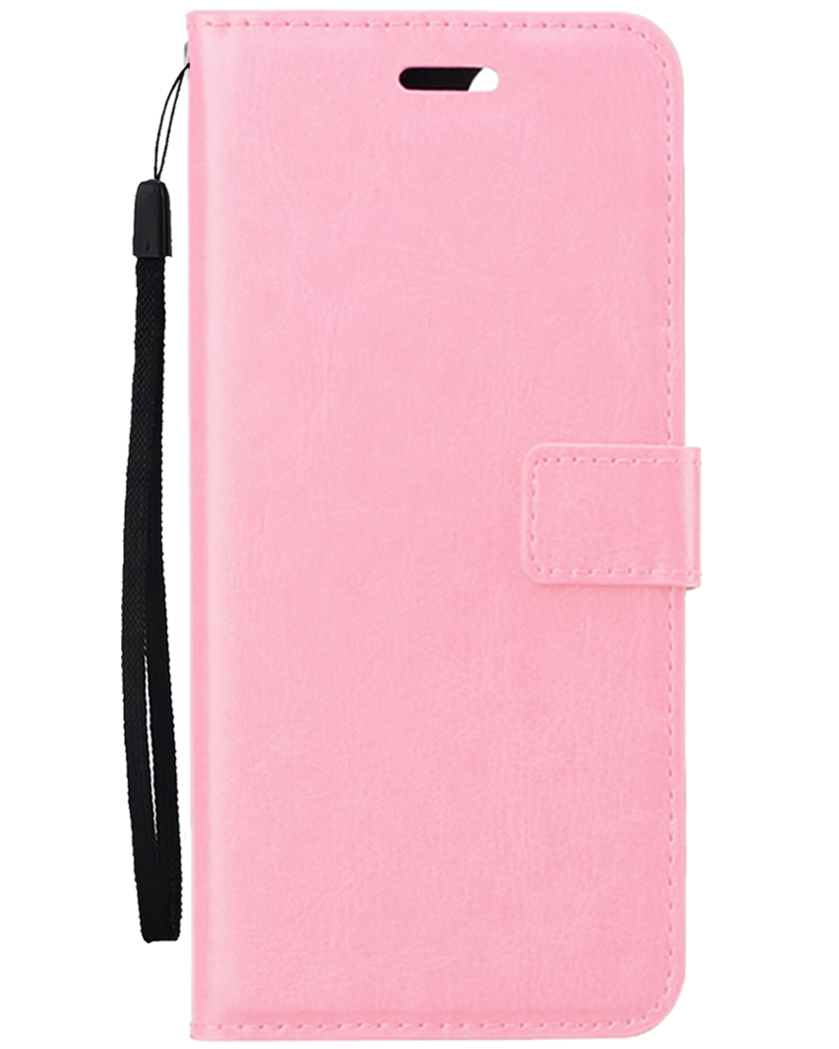 Nomfy Hoesje Geschikt voor Samsung A16 Hoes Bookcase Flipcase Book Cover - Hoes Geschikt voor Samsung Galaxy A16 Hoesje Book Case - Lichtroze