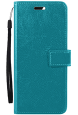 Nomfy Hoesje Geschikt voor Samsung A16 Hoes Bookcase Flipcase Book Cover - Hoes Geschikt voor Samsung Galaxy A16 Hoesje Book Case - Turquoise
