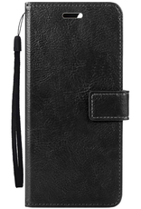 Nomfy Hoesje Geschikt voor Samsung A16 Hoes Bookcase Flipcase Book Cover - Hoes Geschikt voor Samsung Galaxy A16 Hoesje Book Case - Zwart