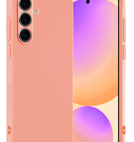 Nomfy Nomfy Samsung Galaxy S24 FE Hoesje Siliconen - Perzik