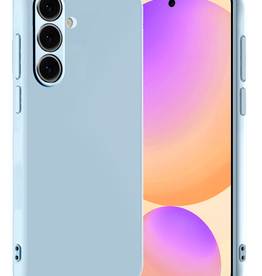 Nomfy Nomfy Samsung Galaxy S24 FE Hoesje Siliconen - Lichtblauw
