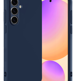 Nomfy Nomfy Samsung Galaxy S24 FE Hoesje Siliconen - Donkerblauw