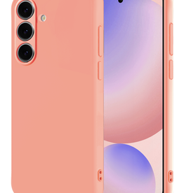 NoXx NoXx Samsung Galaxy S24 FE Hoesje Siliconen - Perzik