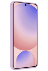 NoXx Hoes Geschikt voor Samsung S24 FE Hoesje Cover Siliconen Back Case Hoes - Lila