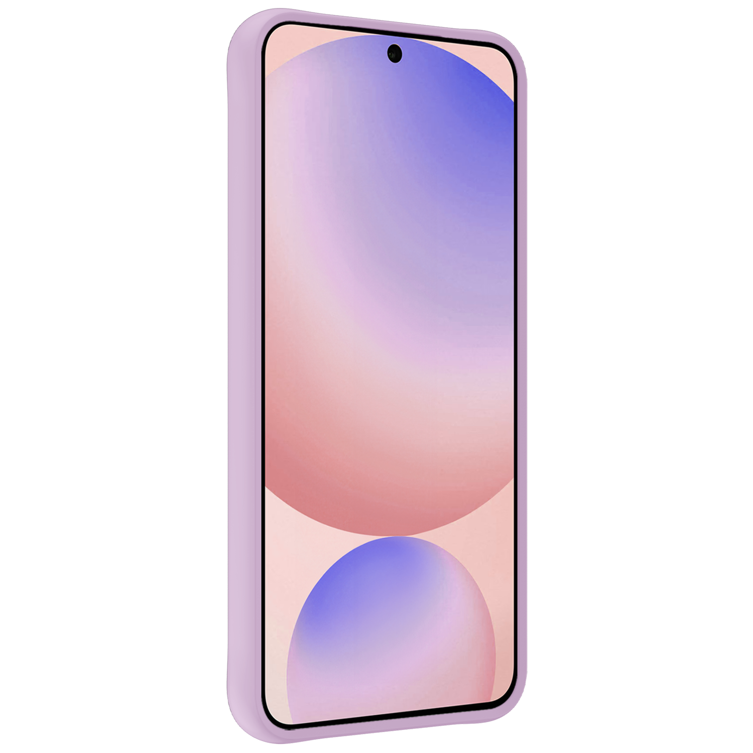 NoXx Hoes Geschikt voor Samsung S24 FE Hoesje Cover Siliconen Back Case Hoes - Lila