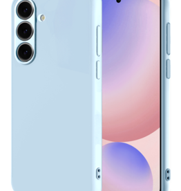 NoXx NoXx Samsung Galaxy S24 FE Hoesje Siliconen - Lichtblauw