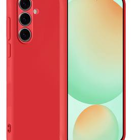 BASEY. BASEY. Samsung Galaxy S24 FE Hoesje Siliconen - Rood