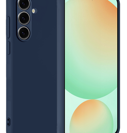BASEY. BASEY. Samsung Galaxy S24 FE Hoesje Siliconen - Donkerblauw