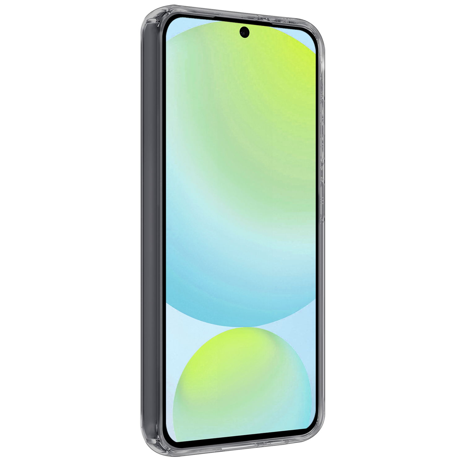 Forterra Hoesje Geschikt voor Samsung S24 FE Case Siliconen Hoes Met Screenprotector - Hoes Geschikt voor Samsung Galaxy S24 FE Hoesje Back Cover - Transparant