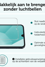 Forterra Hoesje Geschikt voor Samsung A16 Book Case Kunstleer Hoes Met 2x Screenprotector - Hoes Geschikt voor Samsung Galaxy A16 Hoesje Bookcase Met Pasjeshouder - Rood