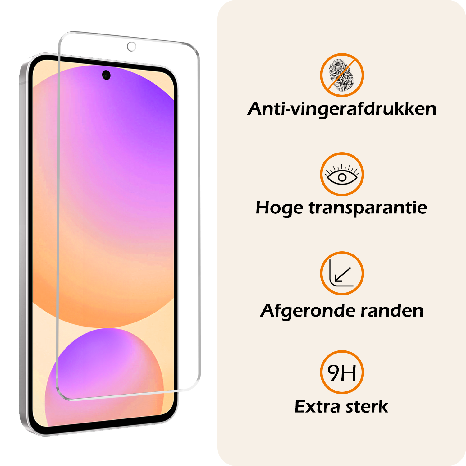 Nomfy Hoesje Geschikt voor Samsung S24 FE Hoesje Siliconen Cover Case Met Screenprotector - Hoes Geschikt voor Samsung Galaxy S24 FE Hoes Back Case - Rood