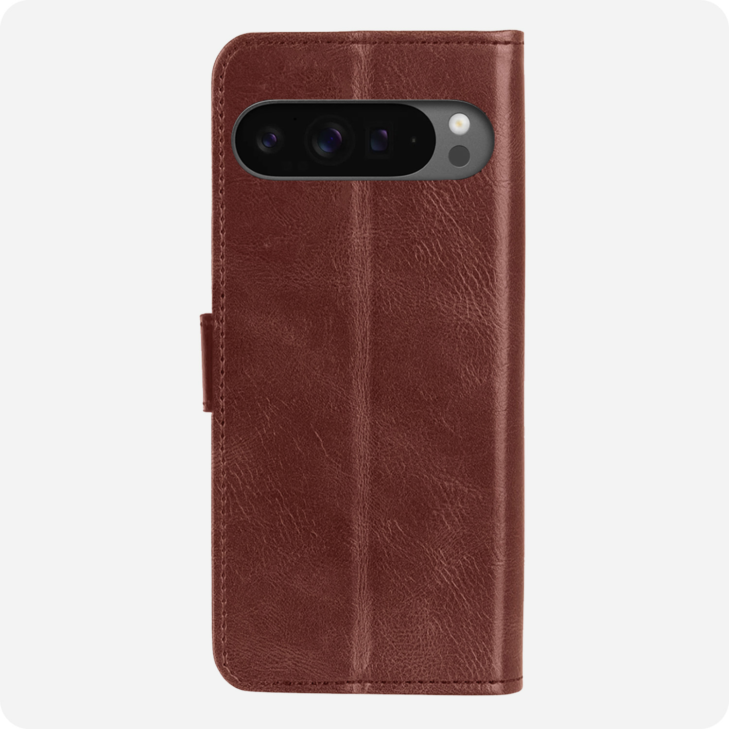 BASEY. Hoesje Geschikt voor Google Pixel 9 Pro Hoesje Book Case Hoes Portemonnee Cover Walletcase - Hoes Geschikt voor Google Pixel 9 Pro Hoes Bookcase Hoesje - Bruin