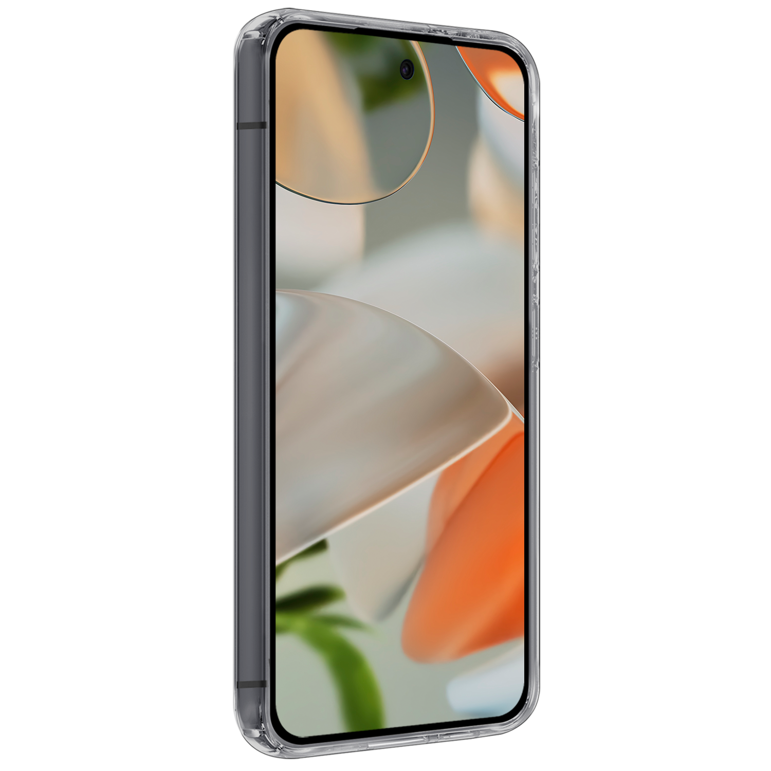 Nomfy Hoesje Geschikt voor Google Pixel 9 Hoesje Siliconen Case Hoes Met Screenprotector - Hoes Geschikt voor Google Pixel 9 Hoes Cover Case - Transparant
