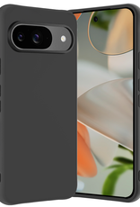 Nomfy Hoesje Geschikt voor Google Pixel 9 Hoesje Siliconen Case Hoes - Hoes Geschikt voor Google Pixel 9 Hoes Cover Case - Zwart