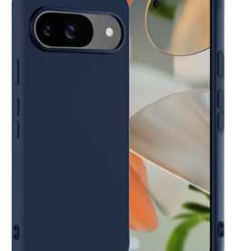 Nomfy Nomfy Google Pixel 9 Hoesje Siliconen - Donkerblauw
