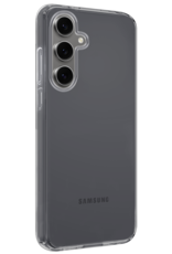 NoXx Hoes Geschikt voor Samsung S24 FE Hoesje Cover Siliconen Back Case Hoes Met Screenprotector - Transparant